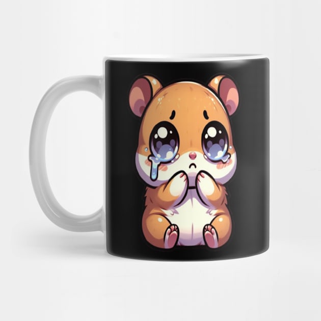 Sad Hamster Meme Cute design for Hamster Lover by TeeCharm Creations
